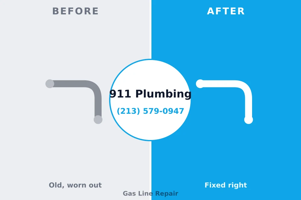 Before and after: plumbing repair East Port Orchard, WA
